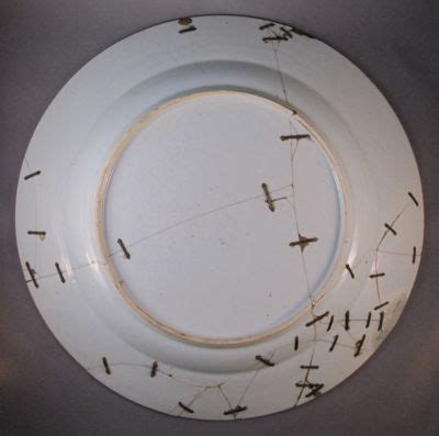 how are china plates stapled for repair